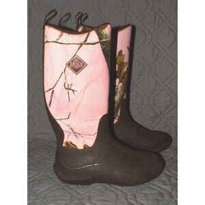 Muck Boot Company Women’s Sz 7 Pink Realtree Tall Rubber Rain Boots  Waterproof